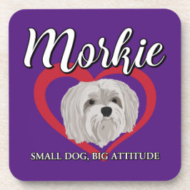 Porta-copo Morkie - Cachorro Pequeno, Grande Atitude - 3