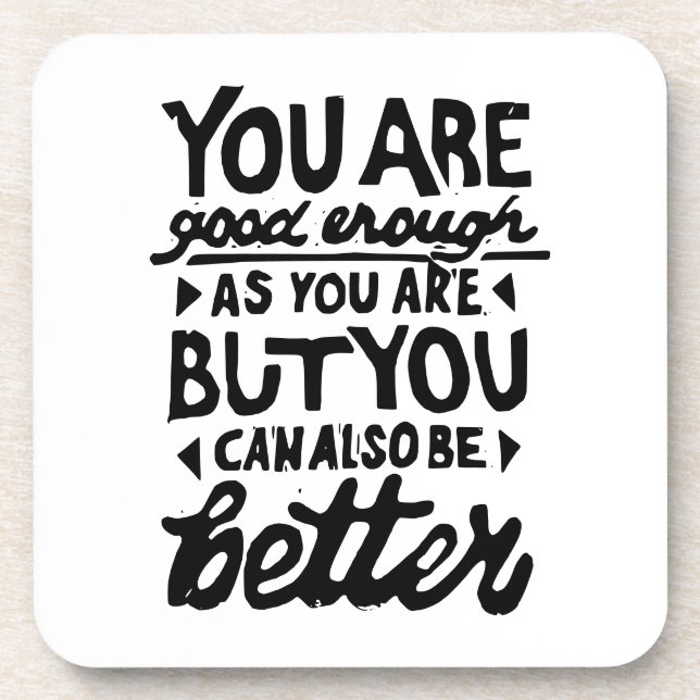 Porta-copo Motivação Cotação Lino Impressão (Frente)