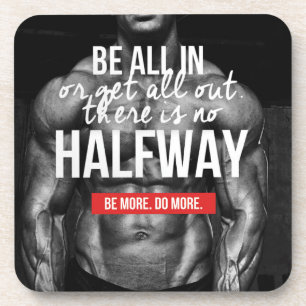 Porta-copo Motivação de Gym de Workout de malhação