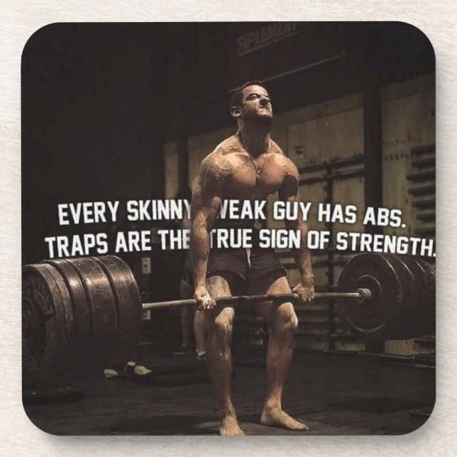 Porta-copo Motivação do treinamento de força - armadilhas - p (Frente)