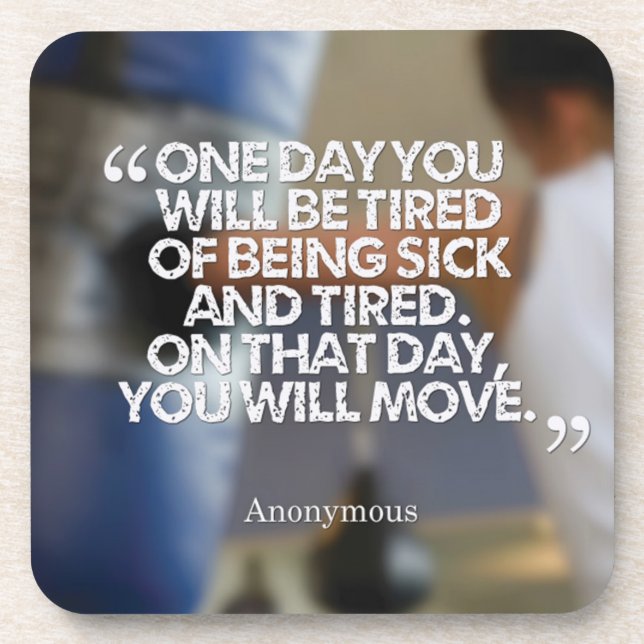 Porta-copo Motivação para a saúde e a Malhação (Frente)