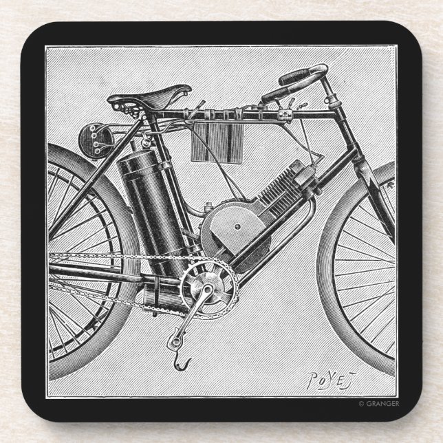 Porta-copo Motocicleta de Bouilly, 1895 (Frente)