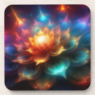 Porta-copo Muito Fractal Floral Manipulado