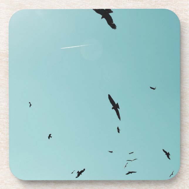 Porta-copo Muitos pássaros e um rastro (Frente)