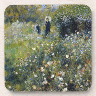 Porta-copo Mulher com Parasol em Jardim por Auguste Renoir