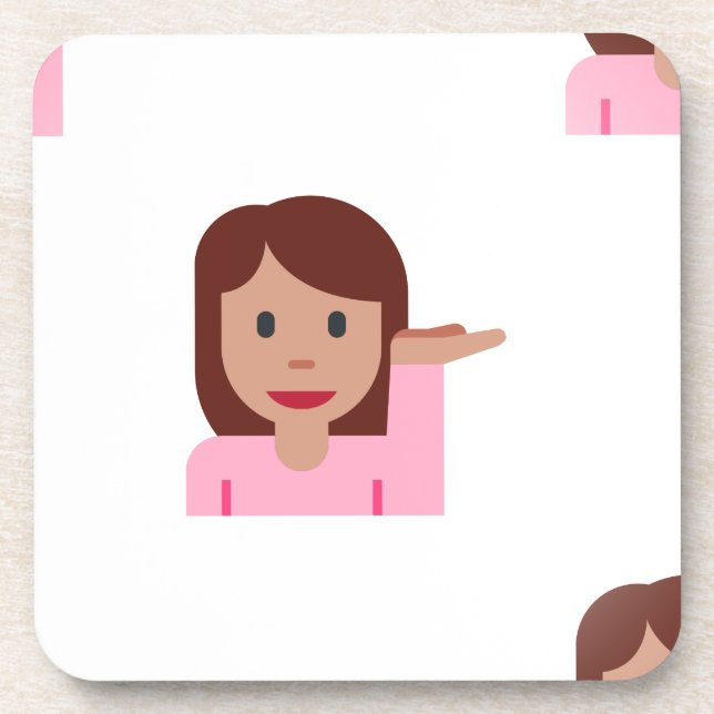 Porta-copo mulher emoji (Frente)