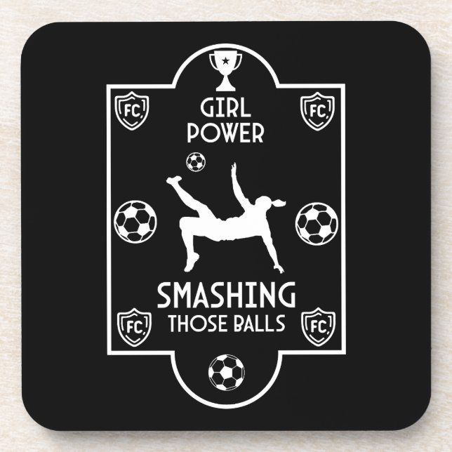 Porta-copo Mulher: Futebol Britânico (Frente)