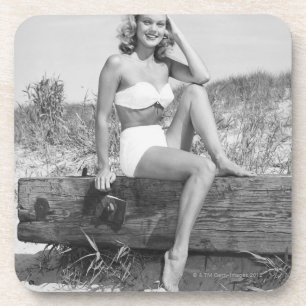 Porta-copo Mulher no biquini