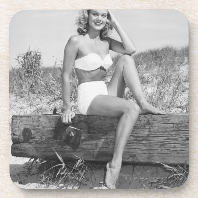 Porta-copo Mulher no biquini (Frente)