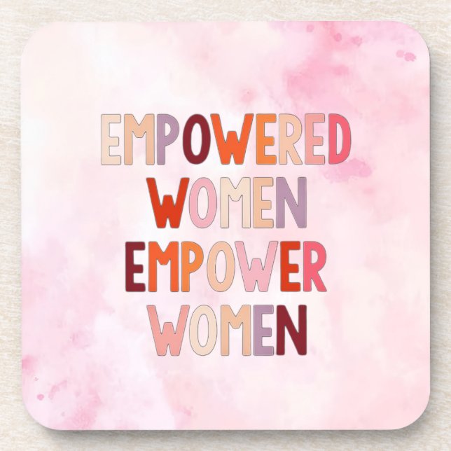 Porta-copo Mulheres Empoderadas Empoderam Mulheres (Frente)
