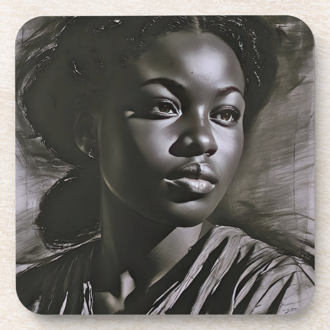 Porta-copo Mulheres "Jasmine" Em Carvão (Frente)