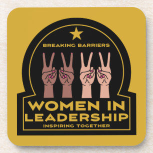 Porta-copo Mulheres na liderança