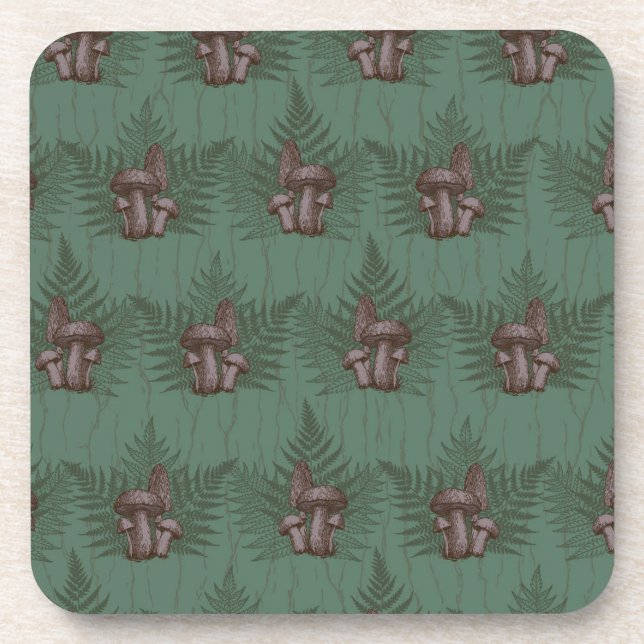 Porta-copo Mushroom Fern Forest (Frente)