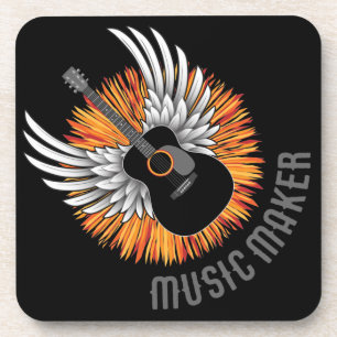 Porta-copo Music Maker (guitarrista)