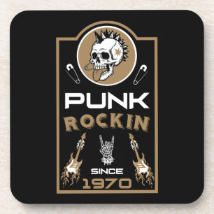 Porta-copo Música Punk Rock Nostalgia Desde 1970