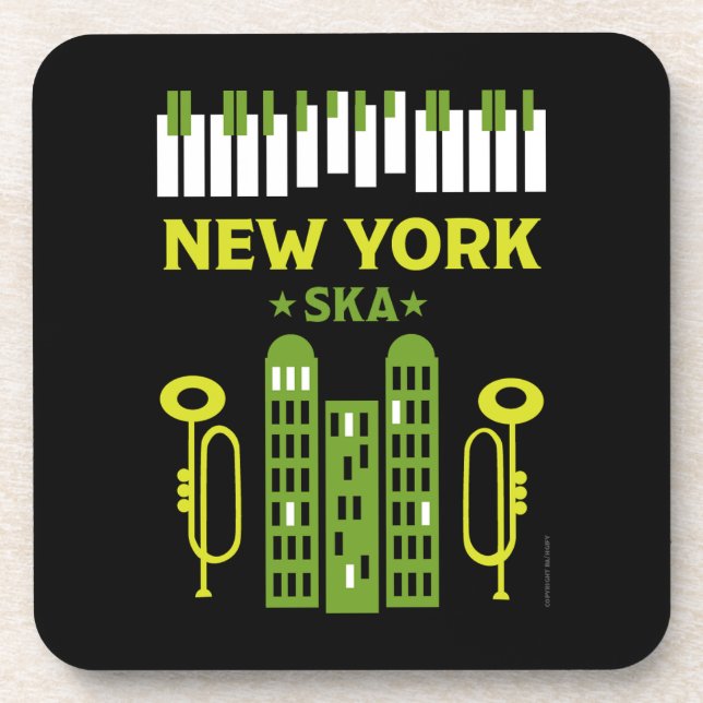 Porta-copo Música Ska Jazz (Frente)