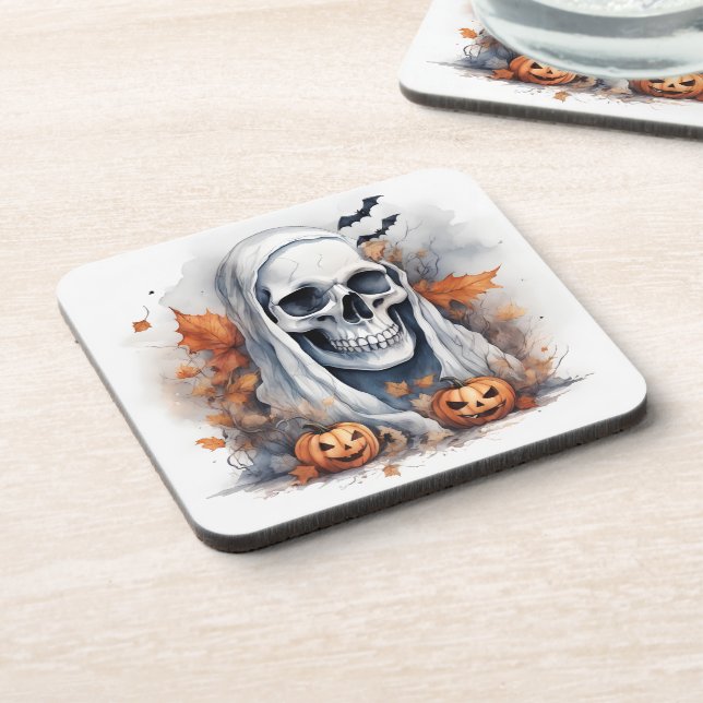 Porta-copo Mystic Halloween Ghost Art - Encantando Presente (Left Side)