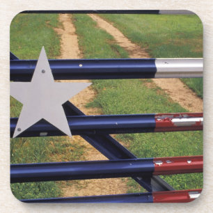 Porta-copo N.A., EUA, Texas, lago Buchanan, bandeira de Texas