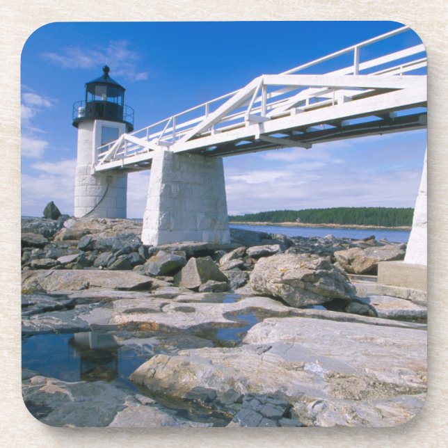 Porta-copo NA, EUA, Maine, Port Clyde.  Marshall Point (Frente)