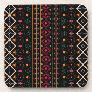Porta-copo Na moda Colorida de Tendência Geométrica de Vintag