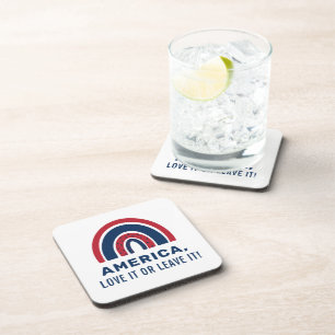 Porta-copo Na moda Patriótico Americano Arco-Íris Americano 4