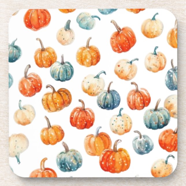 Porta-copo Na moda Pumpkins (Frente)