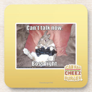 Porta-copo Não pode falar agora, a luta do chefe