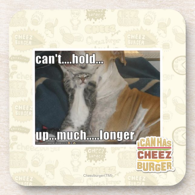 Porta-copo Não pode sustentar muito mais por muito tempo (Frente)