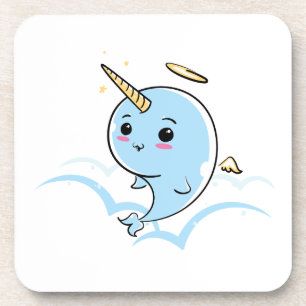Porta-copo Narwhal Angel Cutie