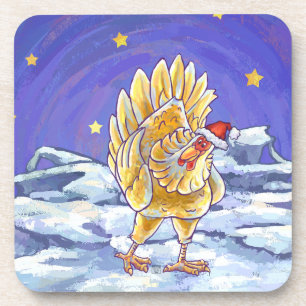Porta-copo Natal de Frango