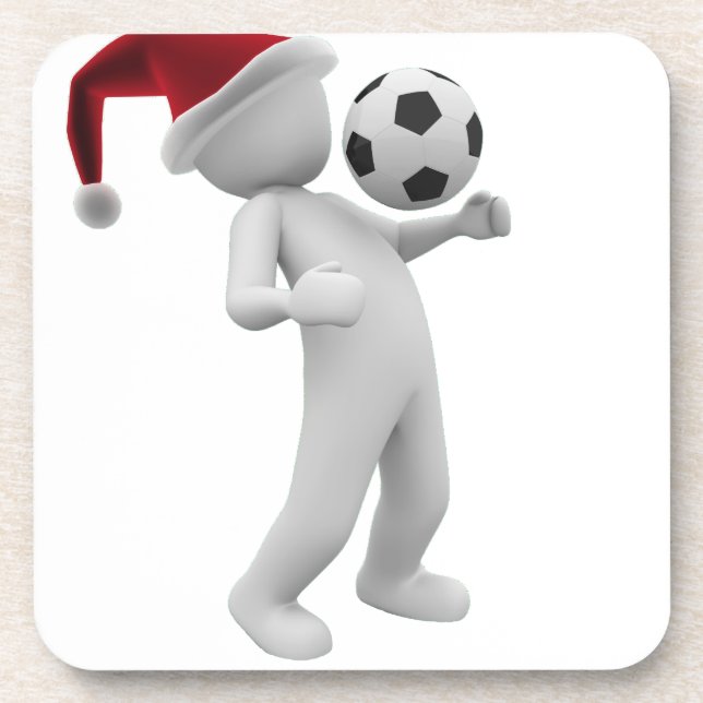 Porta-copo natal de futebol (Frente)