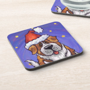 Porta-copo Natal de St Bernard