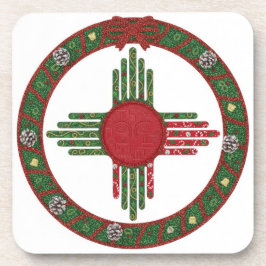 Porta-copo Natal do Sol Zia do Novo México