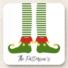 Porta-copo Natal Elf Booties Férias NOME Festivo Divertido