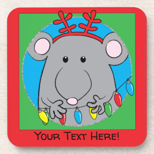 Porta-copo Natal feliz para Portas copos de Natal