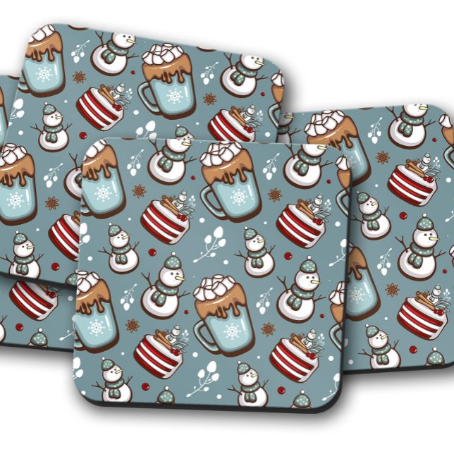 Porta-copo Natal quente | Conjunto de Portas copos de Natal (Criador carregado)