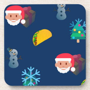 Porta-copo natal taco emoji