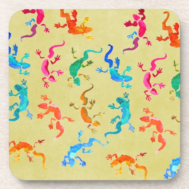 Porta-copo Natureza ecológica dos répteis da lagartixa (Frente)