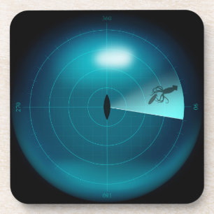 Porta-copo Náutica do Lula Lula Gigante Kraken de Ecrã Sonar 