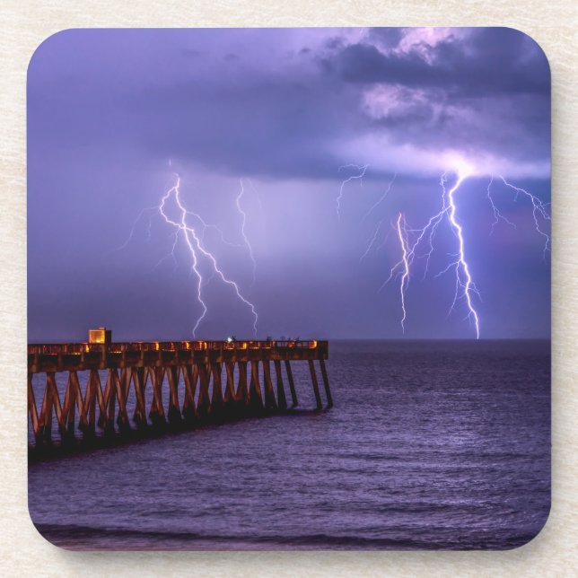 Porta-copo Navarre Florida Lightning Storm (Frente)