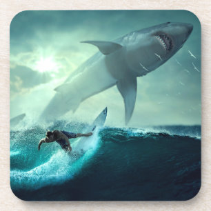 Porta-copo Navegação com tubarões