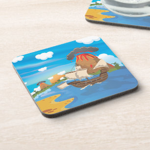 Porta-copo Navio pirata