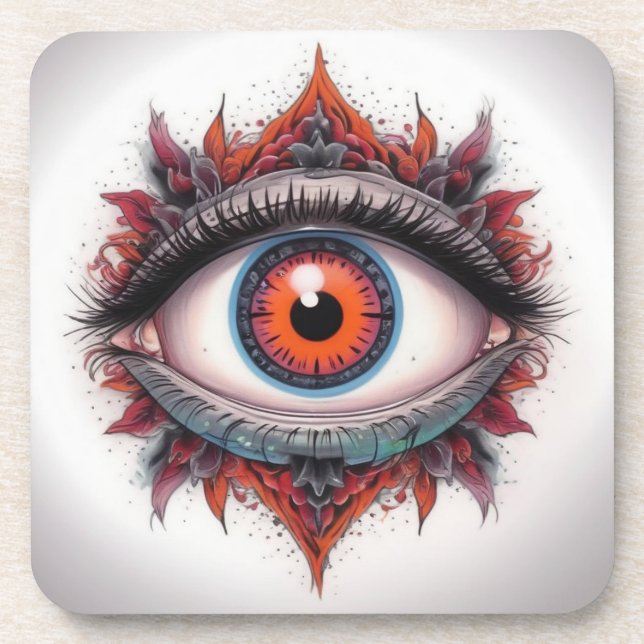 PORTA-COPO NEO FASHION EYEBALL FANTASY TATTOU (Frente)