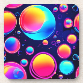 Porta-copo Neon Bubble Universe