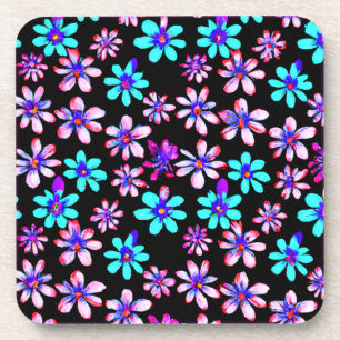 Porta-copo Neon Flowers Padrões. Comprar Agora