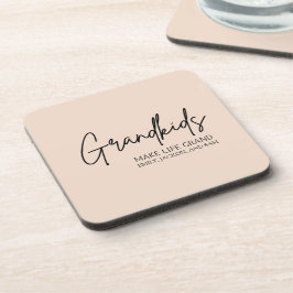 Porta-copo Netos de Script Manuscrito tornam a vida grande