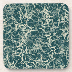 Porta-copo Neurônios de rede em Teal - padrão perfeito.