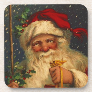 Porta-copo Nevar do papai noel do Natal da floresta do