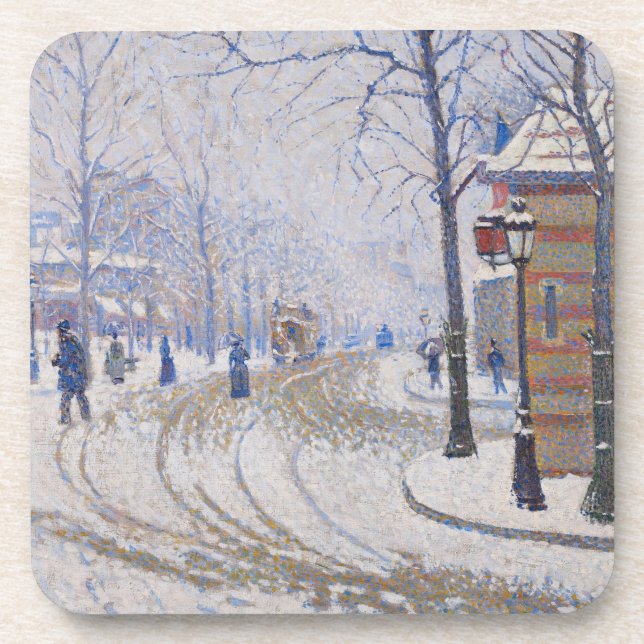 Porta-copo Neve, Bulevar de Clichy, Paris, 1886 (Frente)
