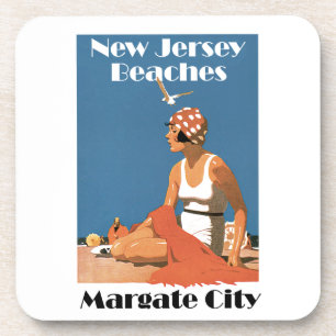 Porta-copo New-jersey encalha a cidade de Margate do ~